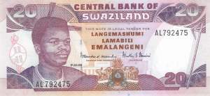 20 Emalangeni p.25c 1998